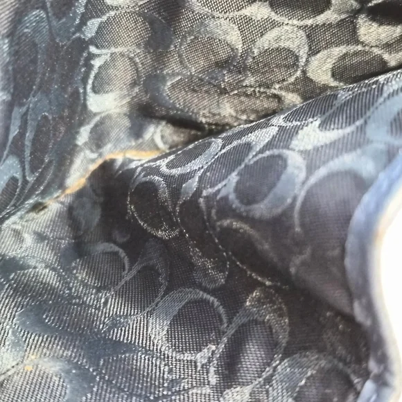 Coach Light Blue Leather Clasp Wallet - Picture 4 of 8